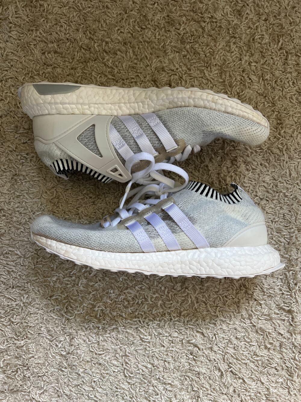 Adidas EQT Support Ultra Primeknit Vintage White Size 10 US Men’s